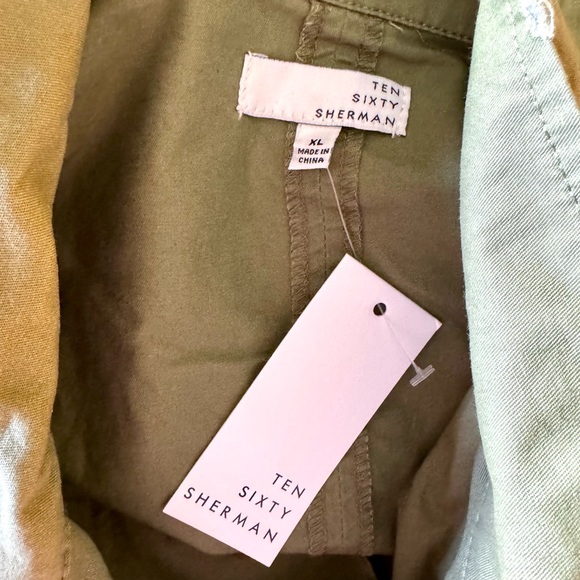 Army green Ten Sixty Sherman cropped jacket XL - Picture 8 of 11